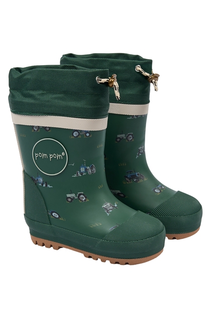 PomPom Thermostøvle GumBoots - Trekking Green